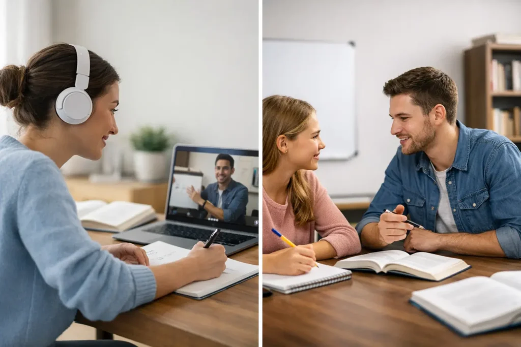 Online Tutoring Versus In Person