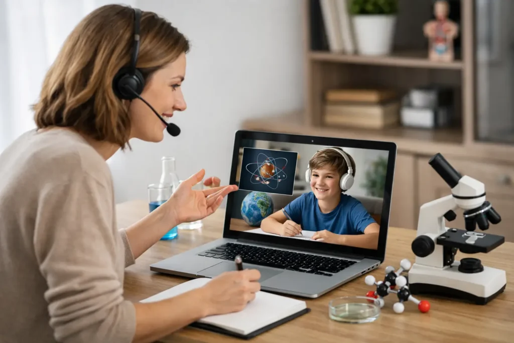 Online Science Tutor for Middle School